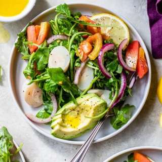 Lemony Hearts of Palm and Avocado Salad