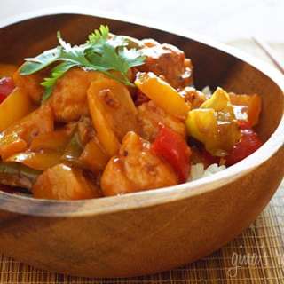 Thai Pineapple Chicken Stir Fry