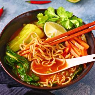 Spicy Asian Noodle Soup