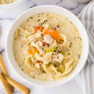 Creamy Homemade Chicken Noodle Soup