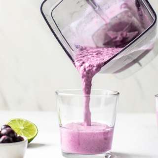 Tropical Mango Blueberry Lassi
