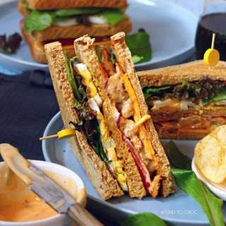 Tandoori Chicken Club Sandwich