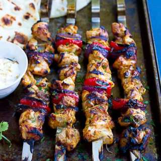 Tandoori Grilled Chicken Kabobs