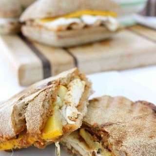 Grilled Chicken Panini with Red Pepper Pesto