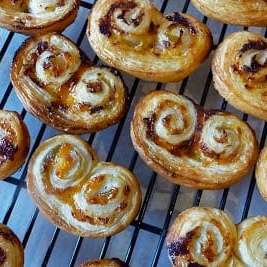 Mango Chutney & Cheddar Cheese Palmiers