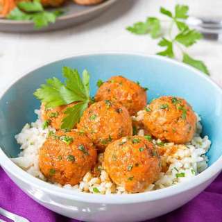 Soy Honey Salmon Meatballs