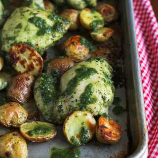 Chimichurri Chicken & Potato Sheet Pan Meal
