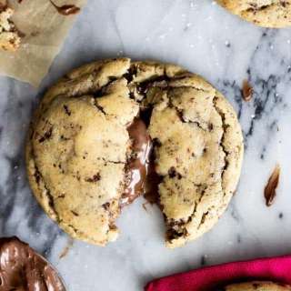Nutella Stuffed Cookies