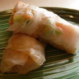 Sweet Potato Noodle Spring Rolls