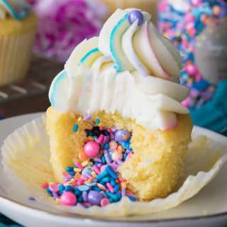 Piñata Cupcakes