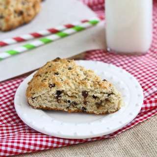 Low-Fat Scones Recipe with Chocolate & Crystallized Ginger