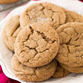 Soft & Chewy Gingersnap Cookies