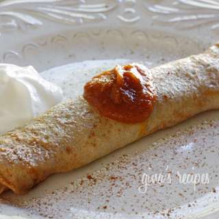 Pumpkin Spiced Crepes with Pumpkin Butter