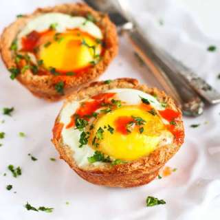 Vegetable Egg & Toast Cups Recipe