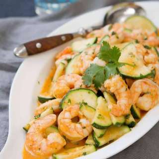 Thai Shrimp Stir Fry Recipe with Zucchini