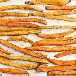 Baked Sweet Potato Fries with Za'atar