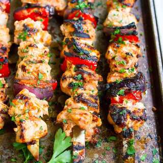 Grilled Smoked Paprika Chicken Kabobs