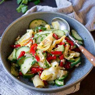 Mediterranean Cucumber Salad