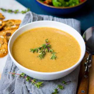 Vegan Mushroom Soup (Instant Pot)