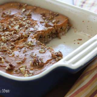 Baked Oatmeal with Pumpkin and Bananas