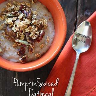 Pumpkin Spiced Oatmeal