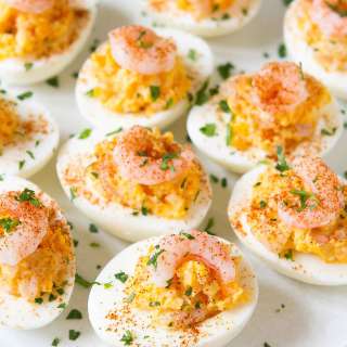 Shrimp Deviled Eggs
