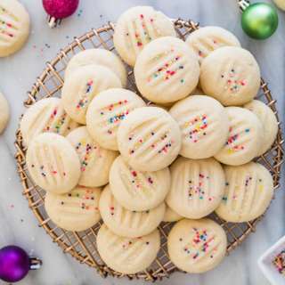 Whipped Shortbread Cookies