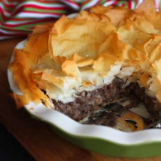 Spiced Meat Phyllo Pie (Tourtière) Recipe