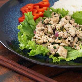 Larb Gai (Thai Minced Chicken)