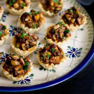 Hoisin Mushroom Phyllo Shells Recipe