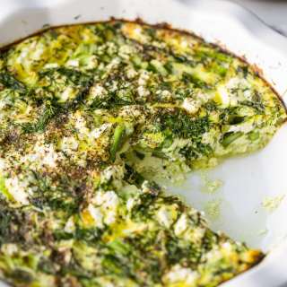 Vegetable Crustless Quiche