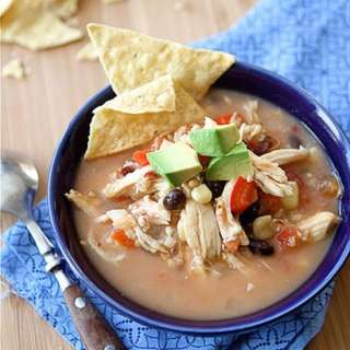 Crockpot Chicken Tortilla Soup