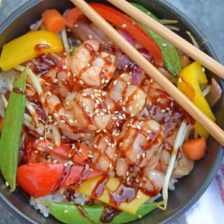 Teriyaki Shrimp Stir Fry