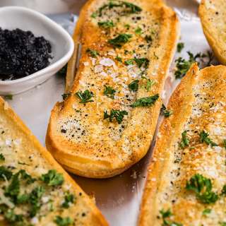 Black Truffle Garlic Bread Recipe