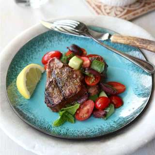 Greek Grilled Lamb Chops Recipe
