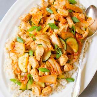 Chicken Kimchi Stir Fry Recipe