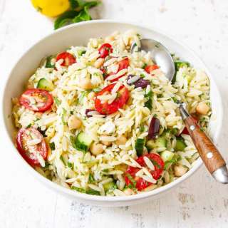 Lemon Orzo Salad Recipe