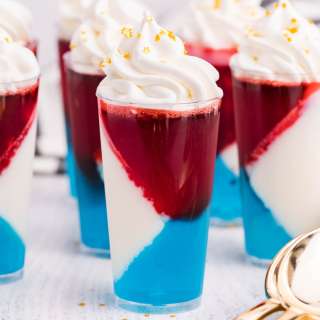 Red, White, and Blue JELLO Shots