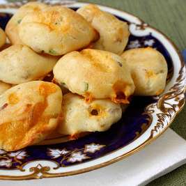 Bacon & Cheese Gougères (Cheese Puffs)