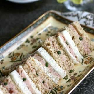 Ham Tea Sandwiches with Mango Chutney
