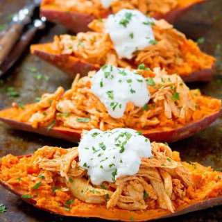 Buffalo Chicken Sweet Potato Recipe