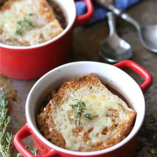 French Onion and Endive Soup Recipe with Pancetta