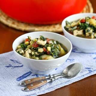 Chicken, Artichoke & Spinach Soup Recipe