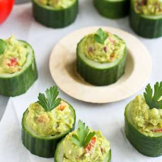 Greek Avocado & Feta Cucumber Cups Recipe
