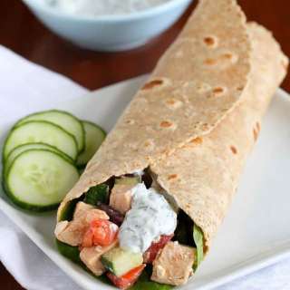 Greek Chicken Salad Wrap Recipe