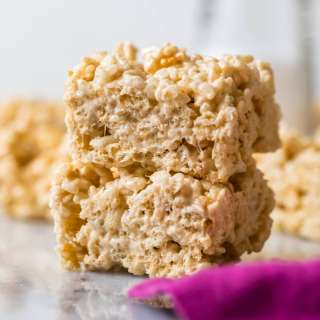 Brown Butter Rice Krispie Treats