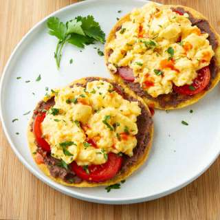 Easy Breakfast Tostadas