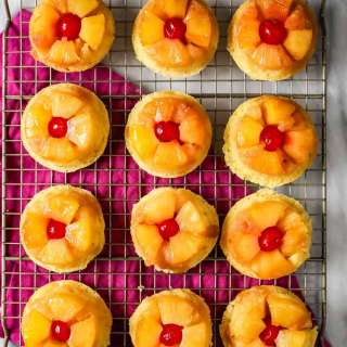 Pineapple Upside-Down Cupcakes