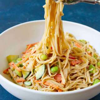 Loaded Peanut Butter Noodles