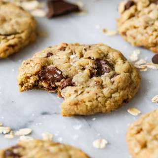 Brown Butter Oatmeal Chocolate Chip Cookies